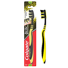 Купить Colgate Зубная щетка Зигзаг Древесный уголь средняя 1 шт цена