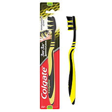 Купить Colgate Зубная щетка Зигзаг Древесный уголь средняя 1 шт цена
