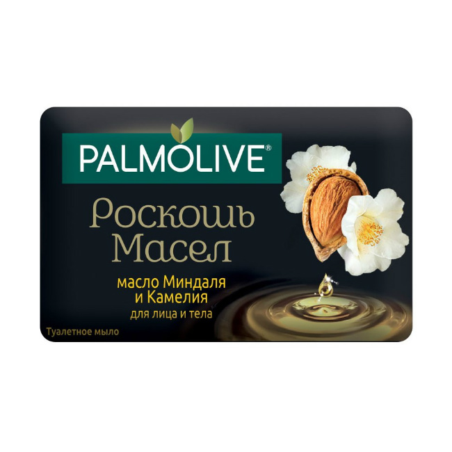 Изображение товара Palmolive Роскошь масел Мыло миндаль и камелия 90 г для нежной увлажненной кожи