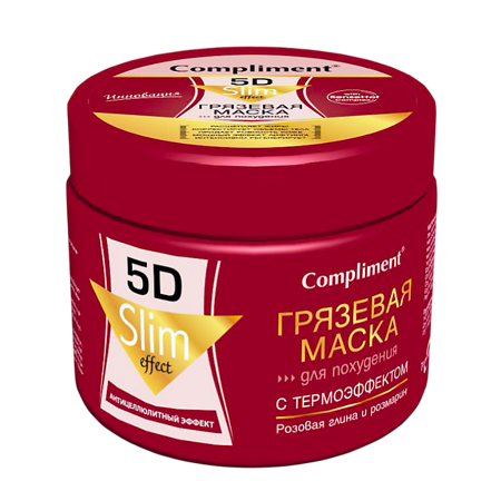 Compliment 5D Грязевая маска для похудения с термо-эффектом 500 мл 1 шт