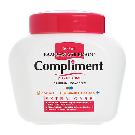 Изображение товара Compliment Бальзам для летнего и зимнего ухода EXTRA-CARE 500 мл 1 шт