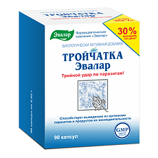 Купить Тройчатка Эвалар капсулы по 0,42 г 90 шт цена