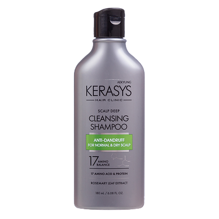 Изображение товара Kerasys Deep Cleansing For Scalp Care Шампунь Лечение кожи головы Освежающий 180 мл 1 шт