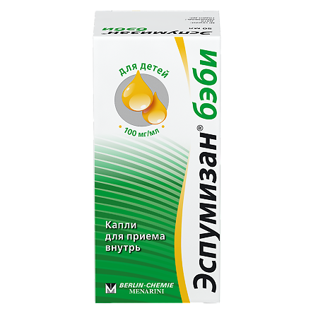 Эспумизан Бэби капли для приема внутрь 100 мг/мл 50 мл 1 шт