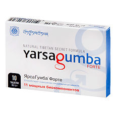 Купить ЯрсаГумба Форте таблетки массой 1,5 г 10 шт цена