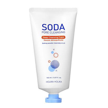 Изображение товара Holika Holika Soda Tok Tok Clean Pore Глубоко очищающая пенка для лица 150 мл 1 шт