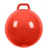 Мяч Прыгун с ручкой 500 мм красный в подарочной упаковке, 1 шт