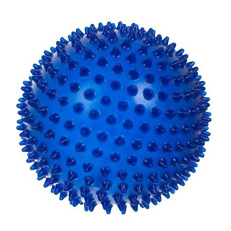 Мяч Ежик 85 мм синий в подарочной упаковке 1 шт