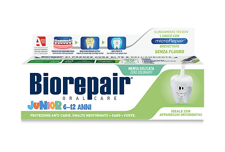 Biorepair Зубная паста Junior детская сладкая мята от 6-12 лет 75 мл 1 шт