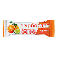Купить Турбослим белковый батончик для контроля веса цитрусовый микс 50 г 1 шт цена