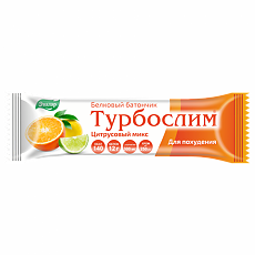 Купить Турбослим белковый батончик для контроля веса цитрусовый микс 50 г 1 шт цена