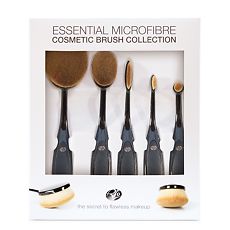 Купить Рио (Rio) профессиональный набор кистей для макияжа модель микрофибра BROM 5 предметов 1 уп цена