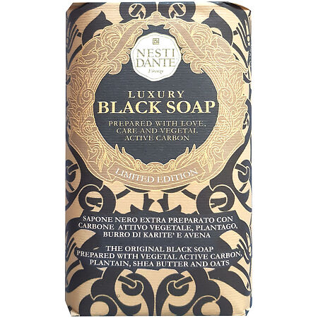 Nesti Dante мыло Luxury Black Soap Роскошное Чёрное 250 г 1 шт