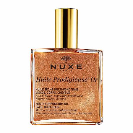 Nuxe Huile Prodigieux OR Масло золотое для лица тела и волос Новая формула 50 мл 1 шт