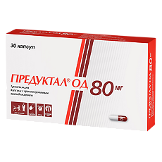 Изображение товара Предуктал ОД капсулы с пролонг высвобождением 80 мг 30 шт