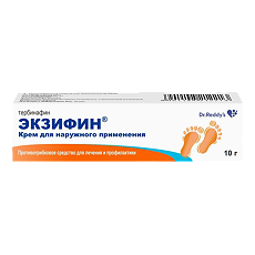 Изображение товара Экзифин крем для наружного применения 1 % 10 г 1 шт