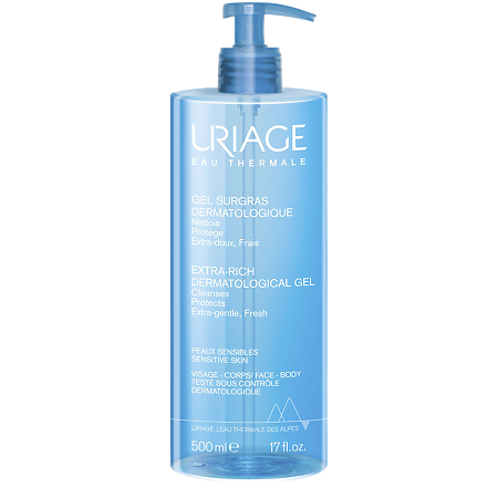 Изображение товара Uriage Гель обогащенный дерматологический для лица и тела 500 мл 1 шт