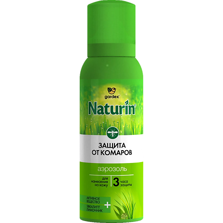 Gardex Naturin Аэрозоль-репеллент от комаров 100 мл 1 шт