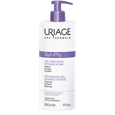 Купить Uriage Gyn-Phy Гель освежающий для интимной гигиены 500 мл 1 шт цена