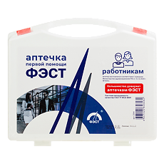 Купить Аптечка ФЭСТ для оказания первой помощи работникам (футляр 8М) приказ №1331н 1 шт цена