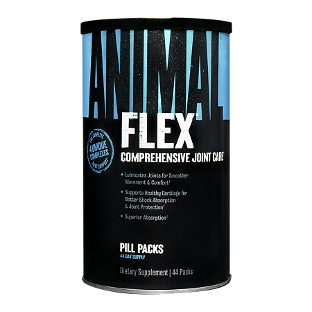 Animal Flex Комплекс для суставов и связок Глюкозамин+хондроитин+МСМ пакетики (таблетки+капсулы) 44 шт