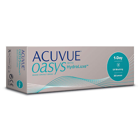 Контактные линзы 1-Day Acuvue Oasys with Hydraluxe, 30 шт/-8.50/8.5/1 день 1 уп