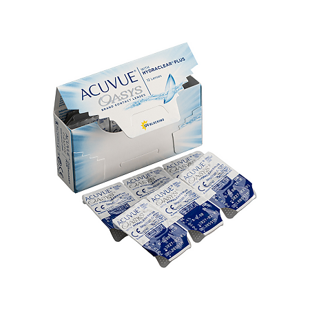 Контактные линзы Acuvue Oasys with Hydraclear Plus, 24 шт/+1.25/8.8/2 недели 1 уп