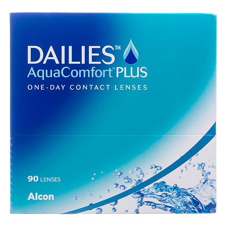 Контактные линзы Dailies Aqua Comfort Plus -1.75 90 шт. однодневные