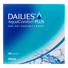 Купить Контактные линзы Dailies Aqua Comfort Plus -2.00 90 шт. однодневные цена