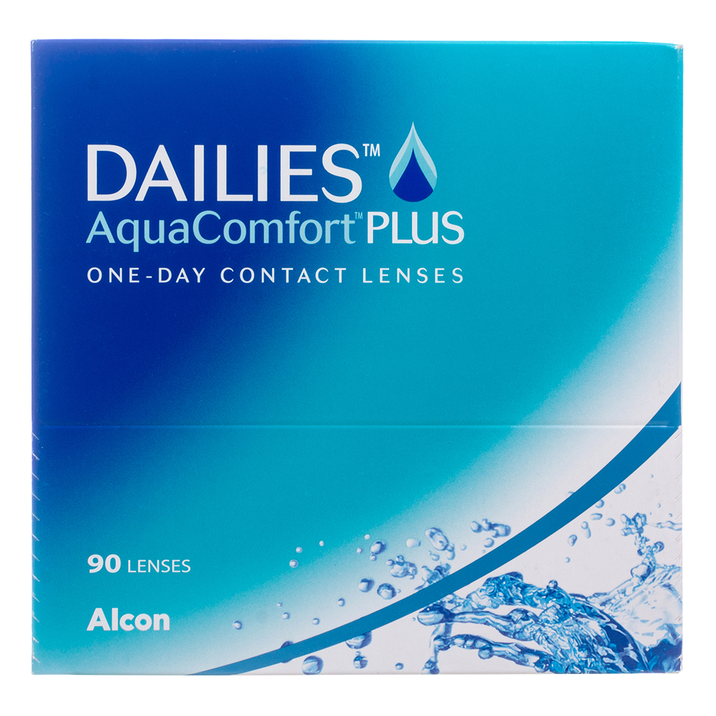 Контактные линзы Dailies Aqua Comfort Plus -3.00 90 шт. однодневные ...