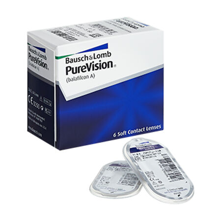 Контактные линзы PureVision на месяц 6 шт / -4.00/8.3/14.0