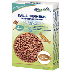 Купить Fleur Alpine Органик Каша гречневая гипоаллергенная с 4 мес. 175 г 1 шт цена