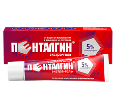 Купить Пенталгин экстра гель для наружного применения 5 % 30 г 1 шт цена