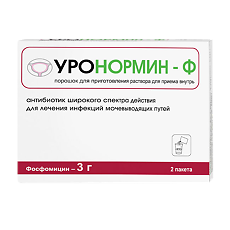 Купить Уронормин-Ф порошок д/приг раствора для приема внутрь 3 г пакеты по 8 г 2 шт цена