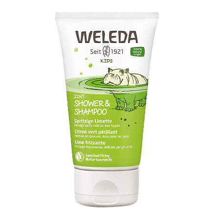 Изображение товара Weleda Детский шампунь-гель для волос и тела Лайм 150 мл 1 шт