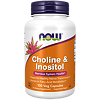 Now Choline & Inositol Холин+Инозитол капсулы массой 1142 мг 100 шт