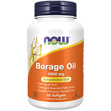 Купить Now Borage Oil Масло бурачника 1000 мг желатиновые капсулы массой 1334 мг 60 шт цена