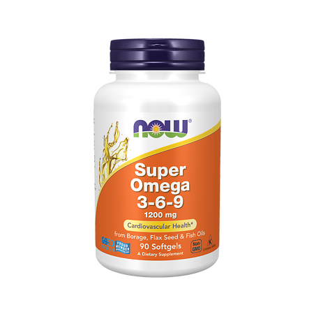 Now Super Omega-3-6-9/Супер Омега-3-6-9 1200 мг желатиновые капсулы массой 1700 мг 90 шт