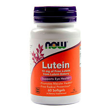 Купить Now Lutein Лютеин 10 мг капсулы массой 190 мг 60 шт цена