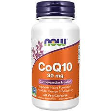 Купить Now Co Q10 Коэнзим Q10 30 мг капсулы массой 516 мг 60 шт цена