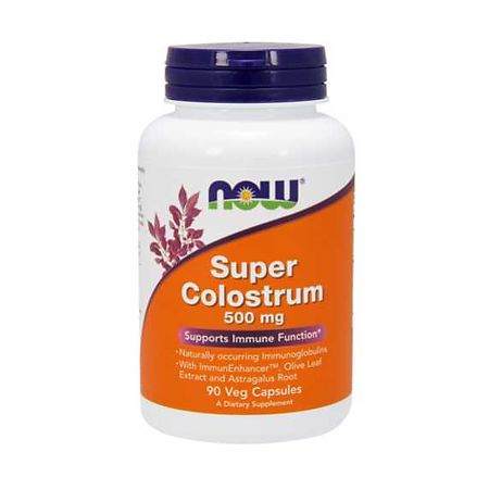 Now Super Colostrum Супер Колострум 500 мг капсулы массой 850 мг 90 шт