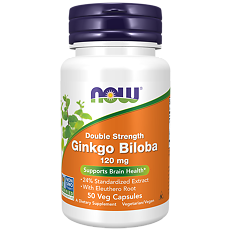 Купить Now Ginkgo Biloba Гинкго билоба 120 мг капсулы массой 500 мг 50 шт цена