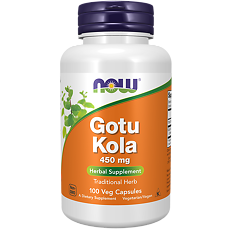 Изображение товара Now Готу Кола 450 мг / Gotu Kola 450 mg капсулы массой 580 мг 100 шт