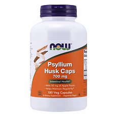 Купить Now Psyllium Husk Подорожник с пектином 700 мг капсулы массой 900 мг 180 шт цена