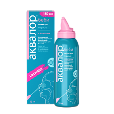 Изображение товара Аквалор Беби средство д/промывания полости носа спрей 150 мл 1 шт