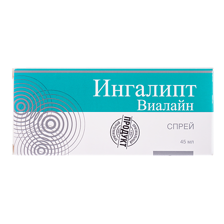 Ингалипт Виалайн спрей средство для гигиены полости рта 45 мл 1 шт