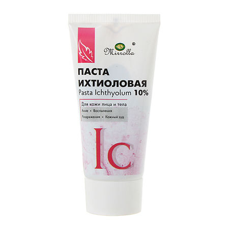 Mirrolla Паста ихтиоловая для лица и тела 40 мл 1 шт