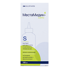 Купить МестаМидин-сенс Home флаконы-капельницы раствор для наружного применения 100 мл 1 шт цена