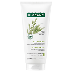 Купить Klorane Сверхмягкий бальзам-ополаскиватель для всех типов волос с молочком овса 200 мл 1 шт цена