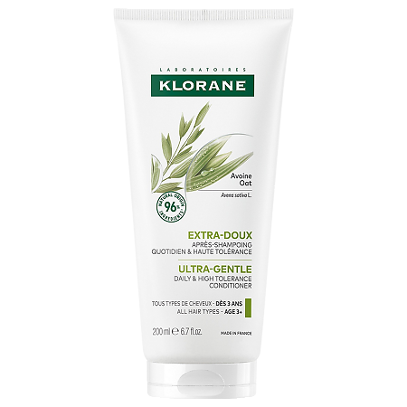 Klorane Сверхмягкий бальзам-ополаскиватель для всех типов волос с молочком овса 200 мл 1 шт